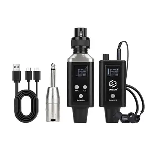 LMBGM A9 UHF Wireless In Ear Monitor System, USB Charging, 16 Signal Channels, XLR Interface, Audio Gain Adjustment