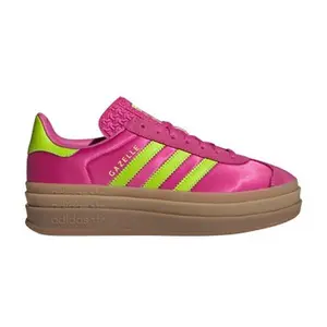Adidas Wmns Gazelle Bold 'Lucid Fuchsia Solar Slime Satin'