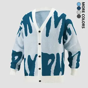 Men's sweater cardigan - elegant knit sweater, hand wash for cold weather, suitable for office, semi-formal occasions, and casual wear - medium stretch, loose fit, ribbed cuffs and hem, layering essential, high-quality men's sweater, long-sleeve cardigan