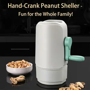 Peanut Manual Rotating Peanut Sheller Clip Tool - Automatic Nut Pistachio Peeler Opener for Kids - Quick, Safe, and Efficient Tool Kitchen Utensils Nut Cracker Tool