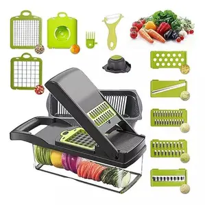 12-in-1 Mandoline Slicer for kitchen with Blade Protector