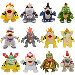 Female King Meowser Cat Bowser 25-35CM Plush Doll Soft Animals Cartoon Toy