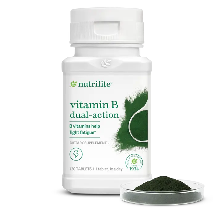 Vitamina B de acción doble Nutrilite - 120 tabletas