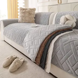 1pc soft sofa cushion cover, Sofa Slipcover, Sofa Couch Covers, skin friendly, breathable, non slip, pet friendly, of excellent quality, suitable for single/double/three/four seater and combination sofas, home decoration