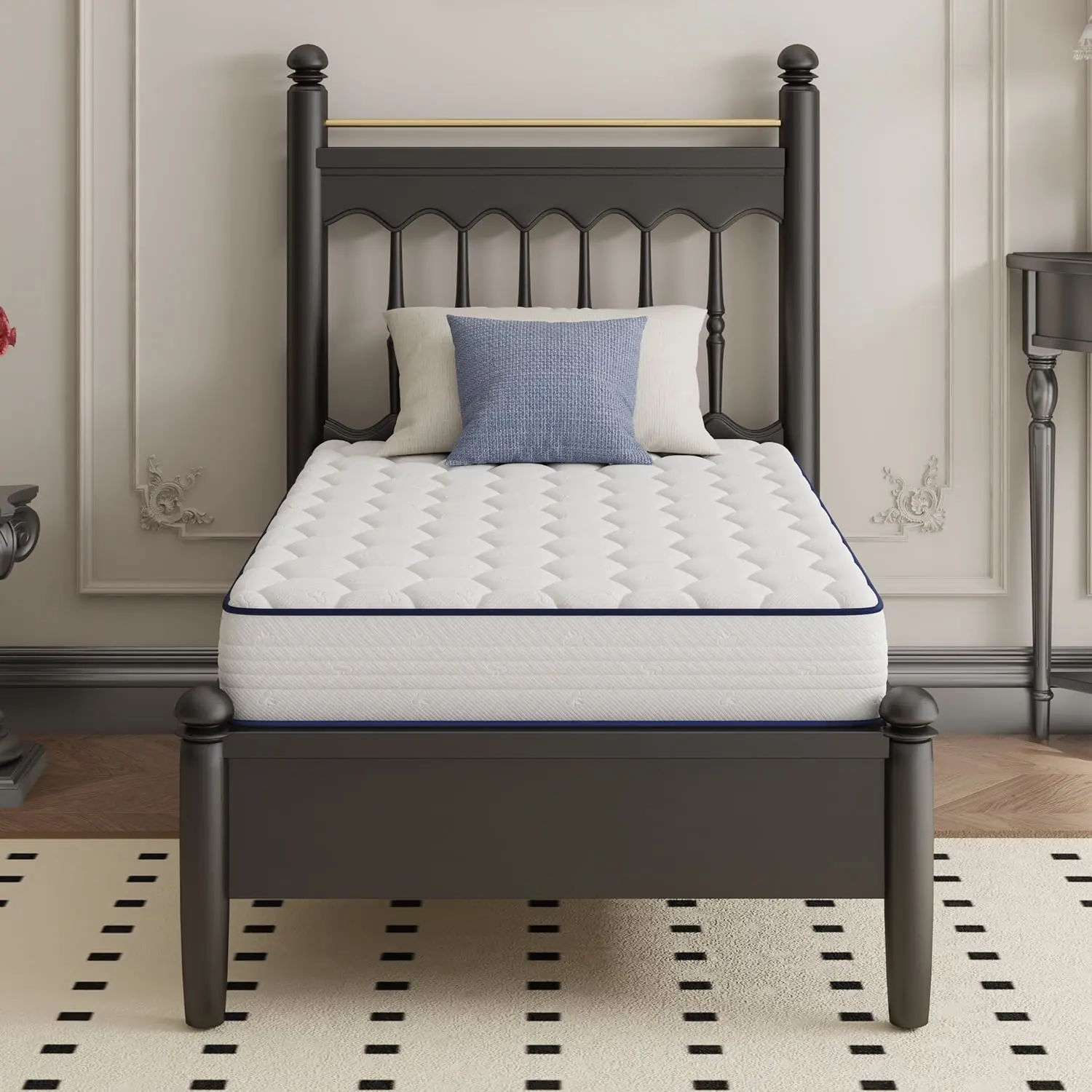Avenco Pearl 6" Twin Size Medium Adult Supportive Innerspring Mattress Avenco Pearl 6" Twin Size Medium Adult Supportive Innerspring Mattress