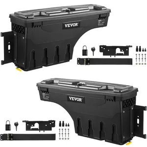 summervibes VEVOR Truck Bed Storage Tool Box for Dodge Ram 1500 2019-2021 Left and Right