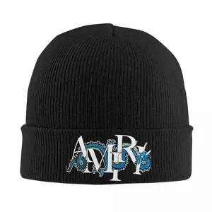 Luxury Brand Beanie Hats Men Women Retro Kpop Knitted Hat Autumn Custom Warm Soft Caps