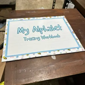 Alphabet Tracing Workbook Pad for Kids, Preschool Learning Tool to Practice Letter Writing Skills