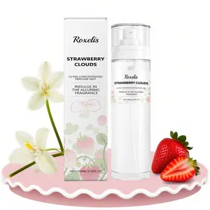 Strawberry Vanilla Body Perfume Spray, Portable Fragrance Mist, Layered Scent, Floral Fruity Scent, Sweet & Delicate, Ideal for Daily Use & Dates
