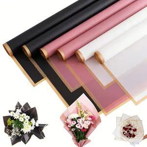 20pcs Flower Wrapping Paper, Waterproof Matte Paper for Bouquets, Valentine's Day Gift Wrap, Elegant Packaging, Jelly Film Decorative Paper, Gift Wrapping Supplies