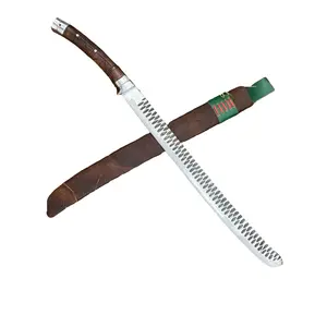 Handmade 23-Inch Viking Sword | Hand-Forged | Carbon Steel with Wooden Blade Cover and Handle