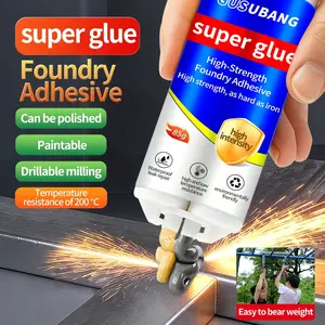 Super Glue Ab Strong Adhesive Casting Glue, Home Repair Kit, Seals Radiators Tanks Metal Iron Solar Water Pipes Leakproof Cold Welding Epoxy Patch High Temperature Resistant