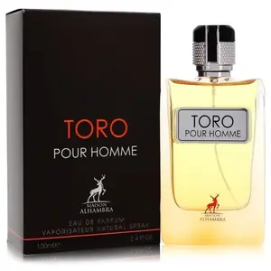 Maison Alhambra Toro Pour Homme Eau De Parfum Spray 3.4 oz French Edition Single Item Non Toxic Fragrances Men
