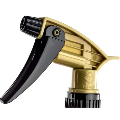 Tolco Model 320ARS™ Trigger Sprayer, Gold/Black Acid Resistant Outdoor Irrigation Sprayer with Spray Nozzle & Gaskets and Seals, Garden Watering Equipment Tool