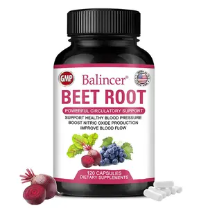 Balincer Beet Root Health Supplement - Supports Heart and Cardiovascular Health - 120 capsules