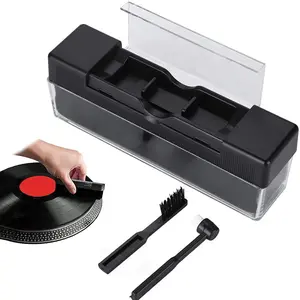 Dazone 3-in-1 Vinyl Record Cleaning Kit Anti-Static Velvet Brush Professional Record Player Accessories