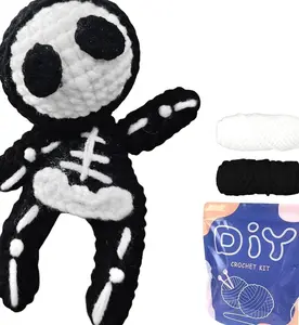 Crochet Set for Beginners, for Complete Adults, Animal Crochet Hook Set for Beginners, Crochet Knitting Set with Video (6pcs Animals)