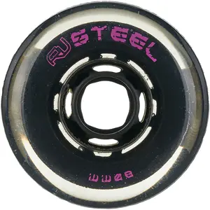 Revision Roller Hockey Wheels Multi Surface 80mm Variant Seel 80A Black/Pink Single Wheel