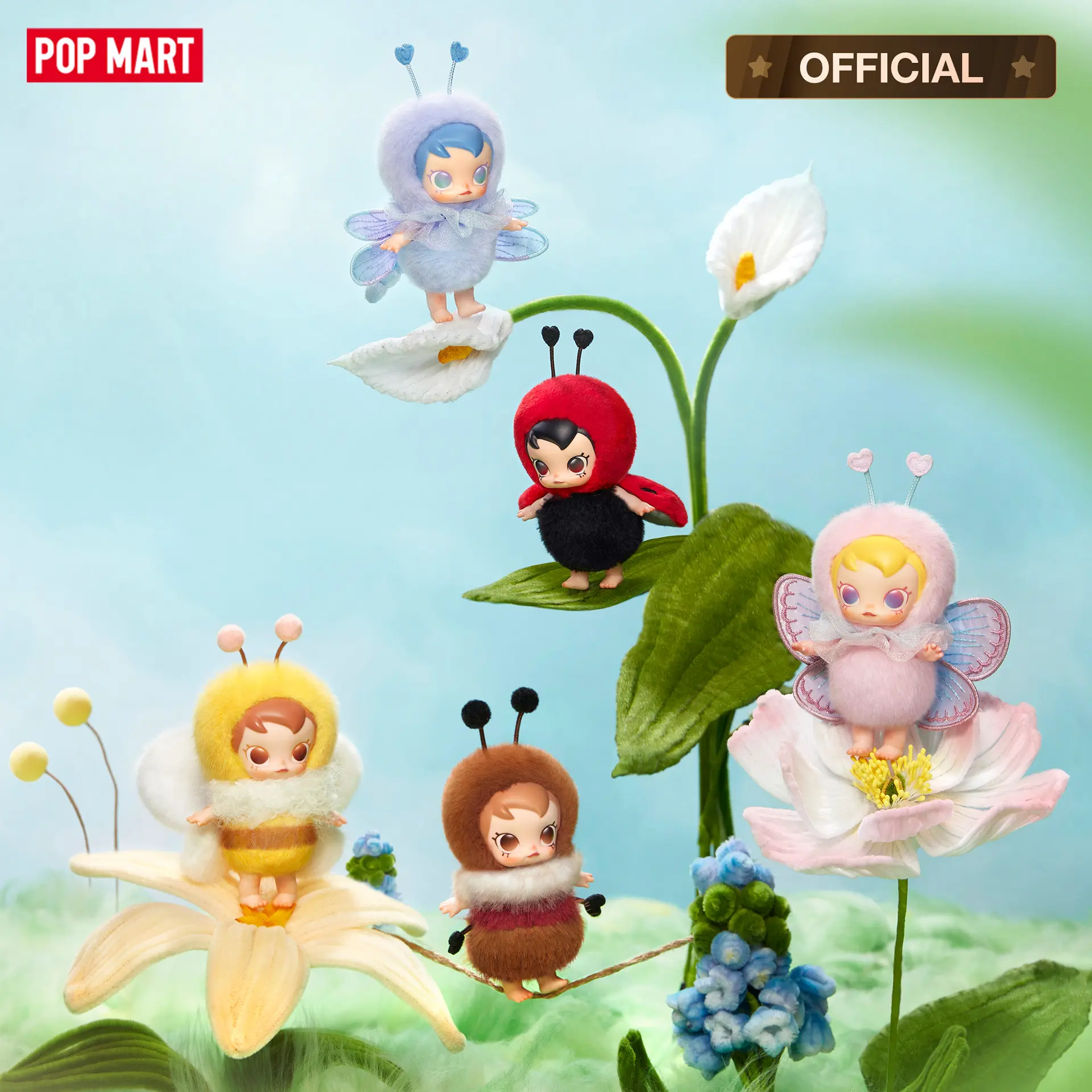 【NEW】POP MARTBaby Molly Buggy Roam Series - Vinyl Plush Pendant Blind Box, Bag Charm