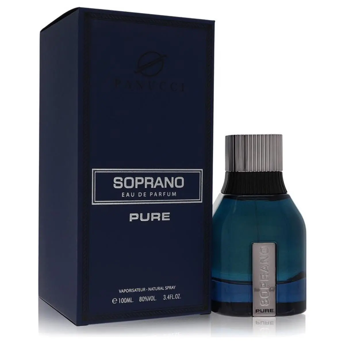 Dumont Soprano Pure Eau de Parfum (EDP) for Men, Natural Scent Cologne Spray, Fragrance Parfum, 100 ml / 3.4 oz, Edp Cologne Spray, Men's Cologne