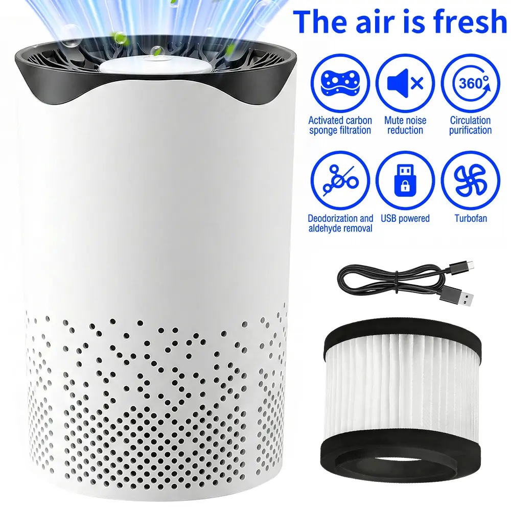 Home HEPA Air Purifier Large Room Cleaner for Allergies Smoke Dust Odor