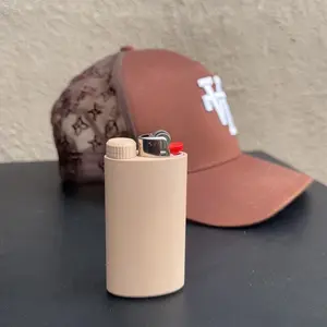 Lighter Case with Built-In Storage Compartment