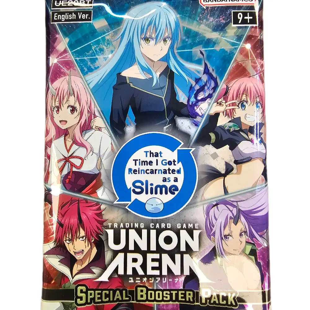 Anime That Time I Got Reincarnated As A Slime 1 Union Arena Factory-Sealed Booster Pack, Authentic Sealed Tcg, Card Collectibles