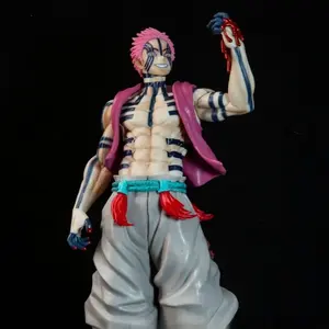 Demo Slayer Animal Toys Akaza Winding Twelve Kizuki Figures Model Decoration Collectibles Statue Toy Birthday Gifts