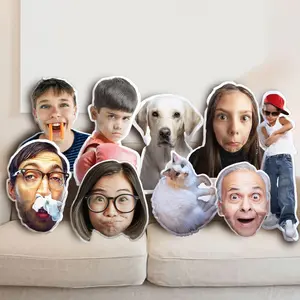 Personalized Pet Pillow – Custom Dog or Cat Shaped Cushion from Your Photo, Great Gift Idea