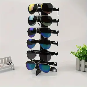 6-Piece Countertop Glasses Display Stand Sunglasses Display Rack Glasses Store Display Myopia Glasses Counter Exhibition