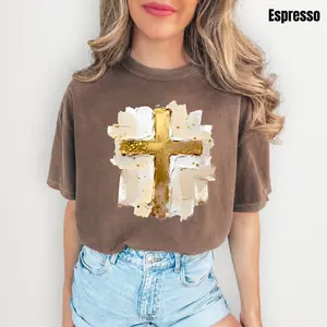 Painted Cross Comfort Colors T-Shirt 'NLB'
