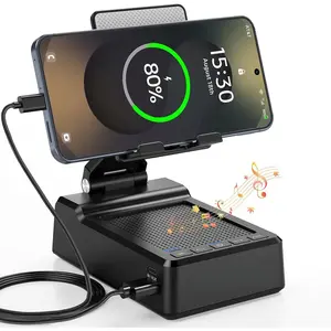 Gifts for Men Women,Adjustable Cell Phone Stand with  Speaker and  Function,Cool Tech Gadgets  Idea for Dad Mom Birthday