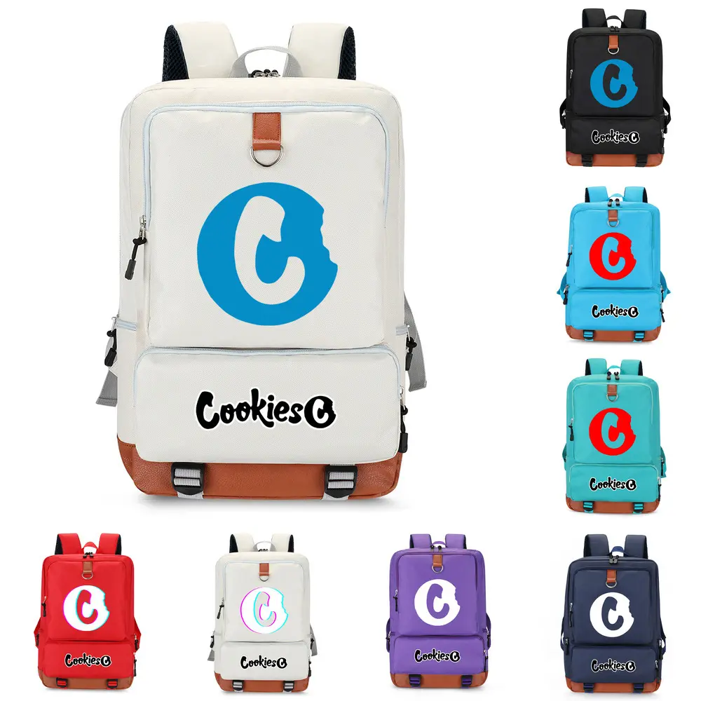 Cookies Backpack - Casual Sports Multifunctional Large Capacity Business Shoulder Bag, Laptop Bag, Waterproof Student School Bag