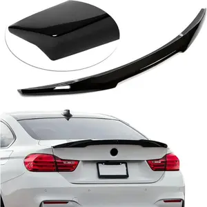 Rear Trunk Spoiler Compatible with 2019-2024 BMW G20 3-Series 330i M340i M3 Sedan Tail Wing Spoiler Rear Trunk Lip Plastic (Glossy Black) Automotive Vehicle Car Accessories Replacement
