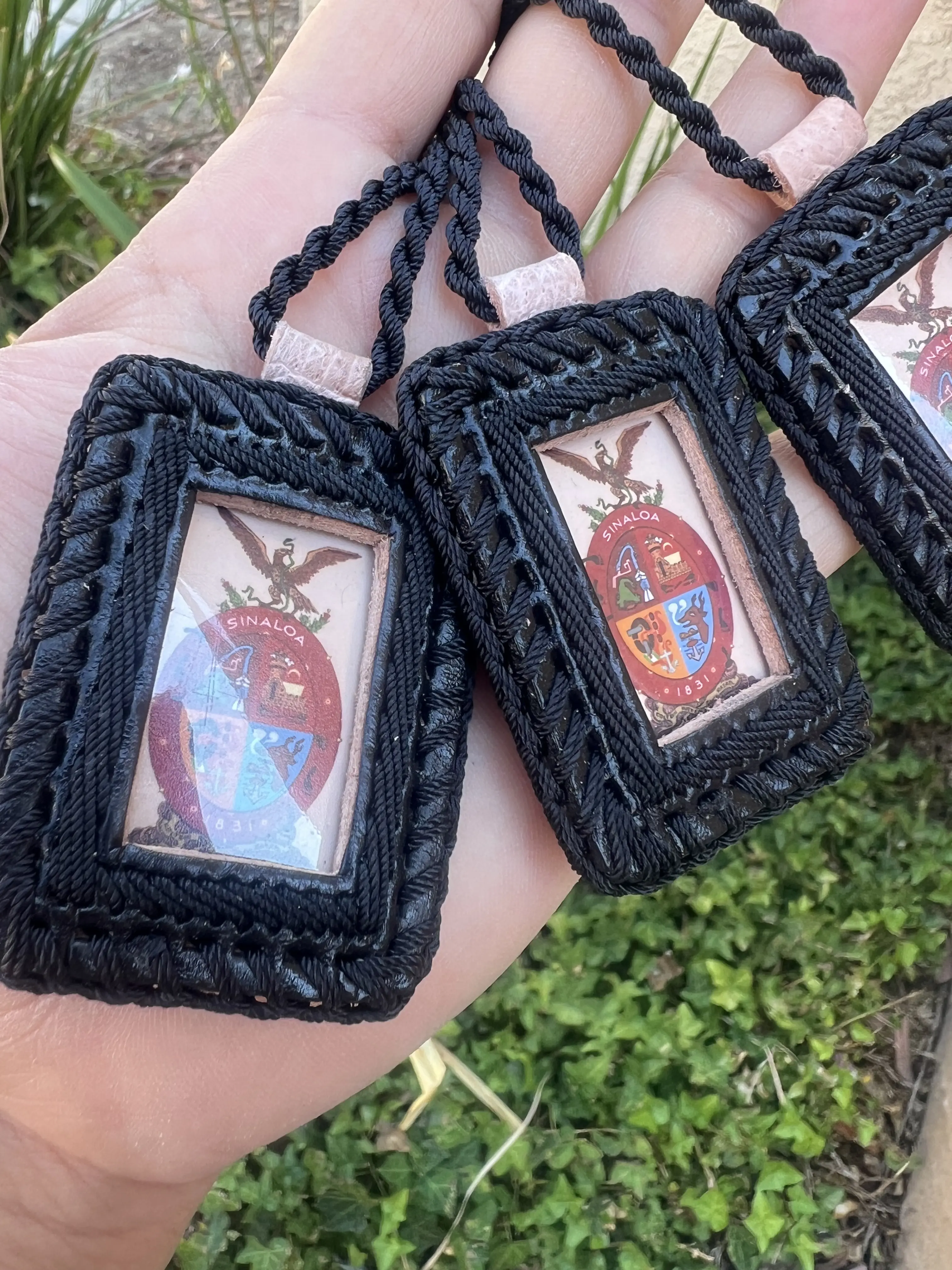 Mexican State Leather Scapular