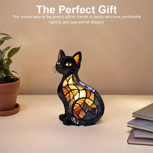 New Animal Resin Night Light LED Bedside Lamp Cute Nightstand Lamp For Living Room Bedroom Night Light Home Decoration Gift 2025