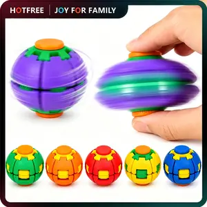 Hotfree 3D Printed Fidget Ball Toy, Smooth Spinning Sensory Toy, Stress Relief Desk Gadget, Anxiety Relief Fidget, ADHD Focus Aid, Portable Handheld Toy for Kids, Teens and Adults