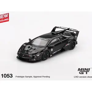 Mini GT 1:64 Lamborghini LB-Silhouette WORKS MURCIELAGO GT- Evo Black- Diecast Toy Car
