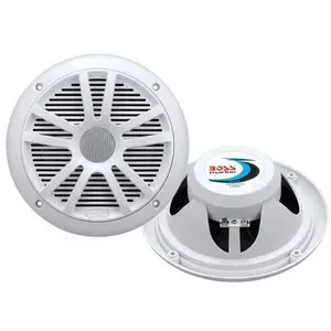 2) New Boss Audio MR6W 6.5" 180W Dual Cone Marine/Boat Speakers Stereo- White