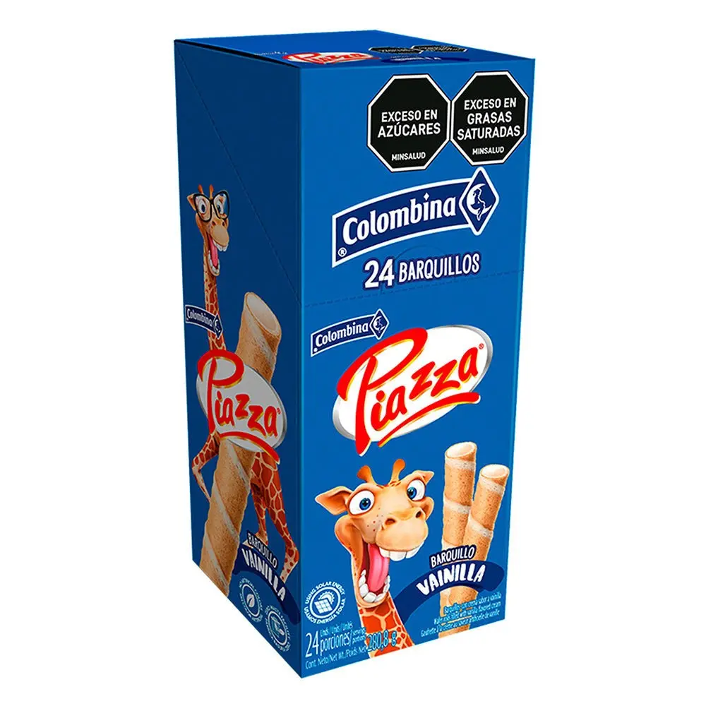 CAJA DE PIAZZA BARQUILLOS X 24 UNDS