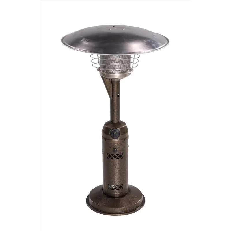 Living Accents 4026236 Stainless Steel Outdoor Patio Tabletop Heater, 11000 BTU Propane, 75 sq ft Coverage