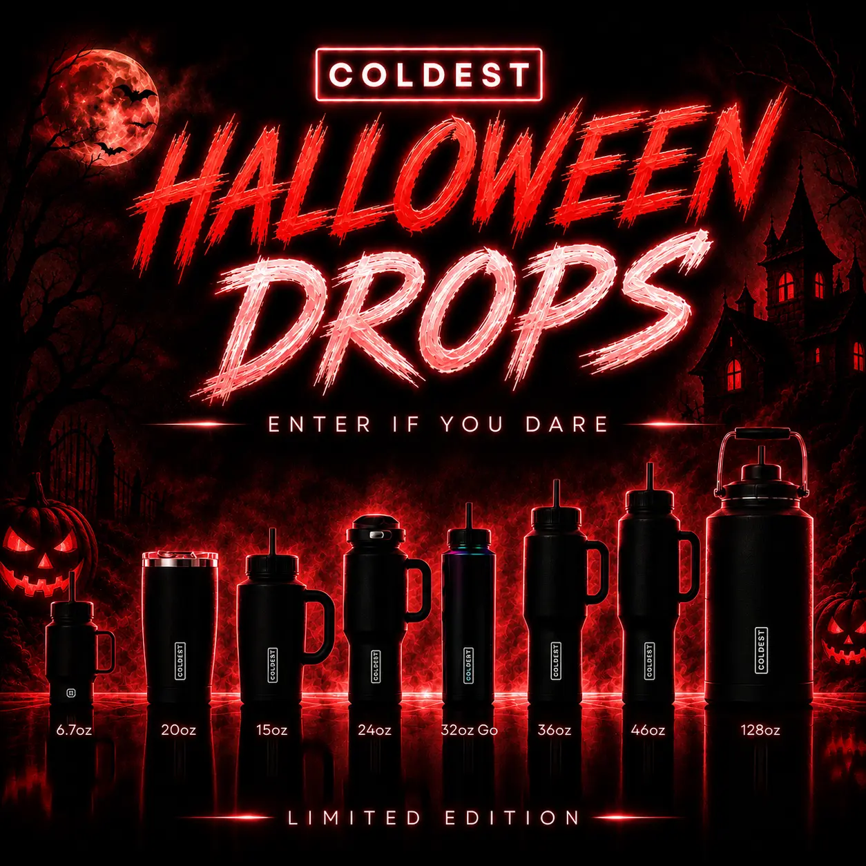 COLDEST Halloween Bottle Drops