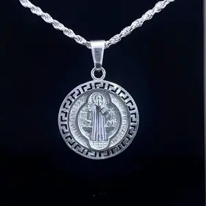 St Benedict Necklace (Sterling Silver .925)