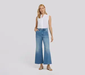 NYDJ Mia Palazzo Ankle Utility Pocket Jeans