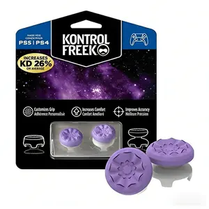 Designed for PS5 and PS4 controllers. Made of durable, anti-slip material for stable control. Easy to install without tools. Protects original joysticks from wear and tear. Enhances grip comfort during extended gameplay.