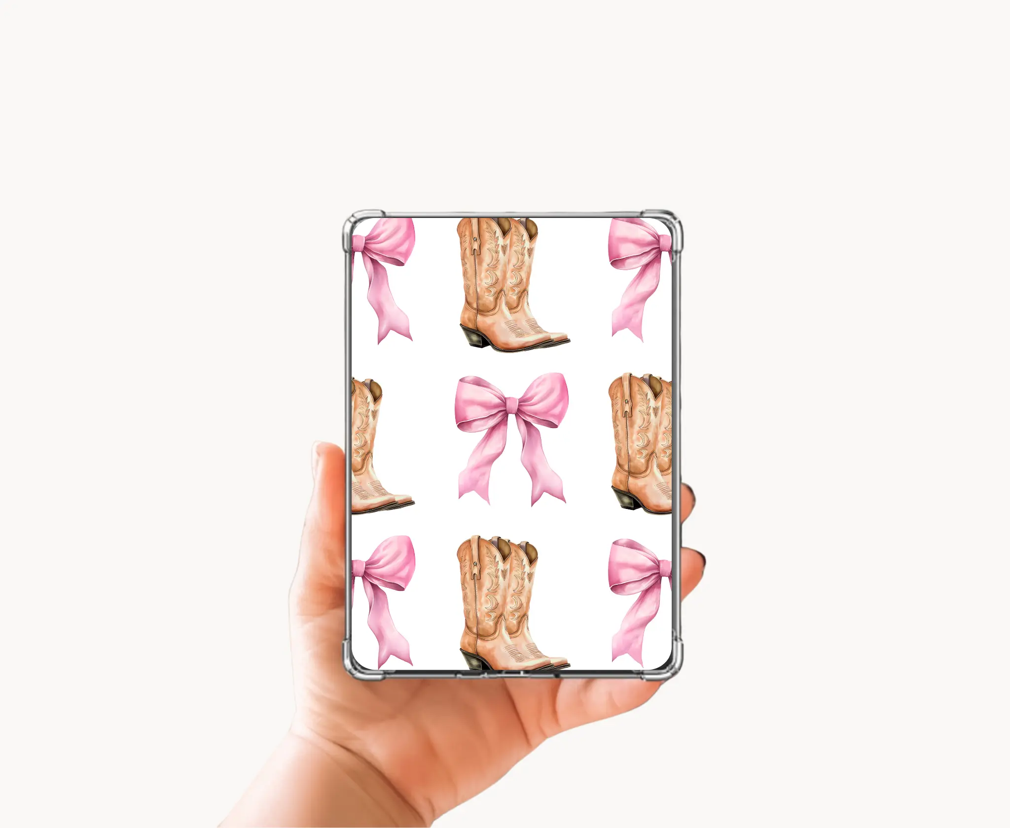 Boots and Bows Kindle E-Reader Case Insert