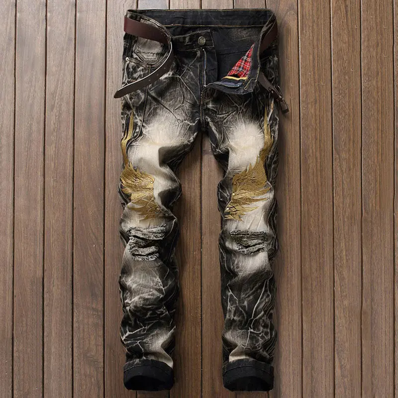 Embroidered jeans Embroidered jeans