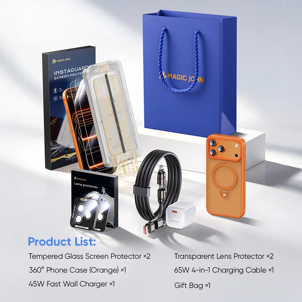 5-Piece Set – Orange