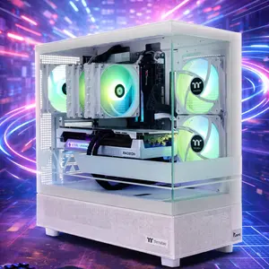 Premier White Prebuilt Gaming PC: Ryzen 9600X, 9070 XT, 32GB DDR5, Ready to Ship