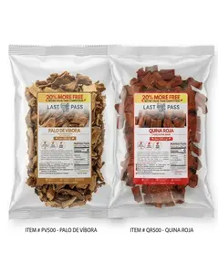 Natural Palo Vibora & Quina Roja Herbal Tea Duo, 5 oz